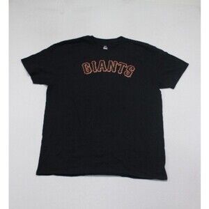 San Francisco Giants Men Black Tee Shirt Posey 28 Size 2XL